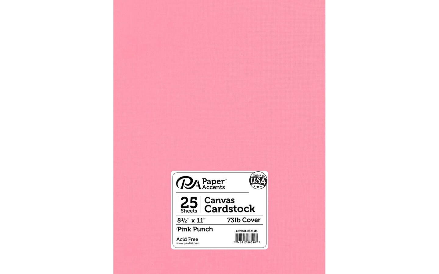 pa-paper-accents-canvas-cardstock-8-5-x-11-pink-punch-73lb-colored