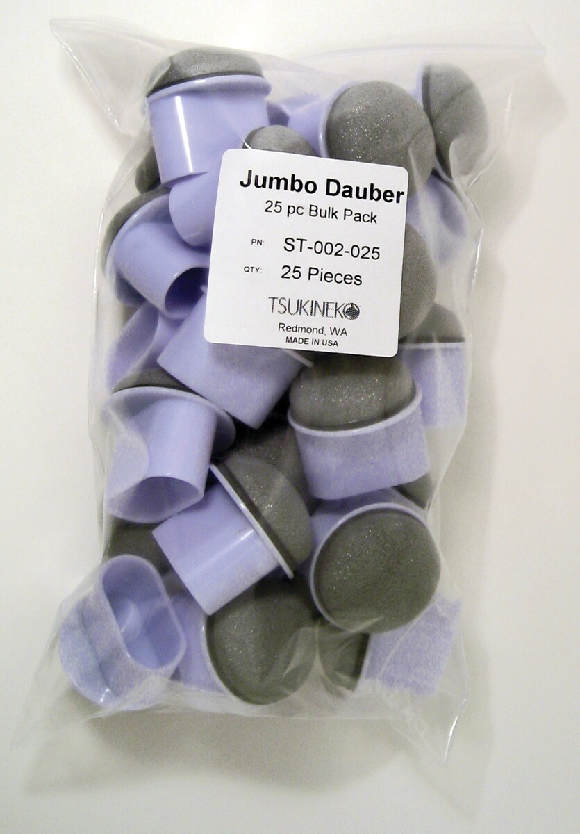 Jumbo Daubers 25/Pkg-1.5&#x22;X1.375&#x22;X.625&#x22;