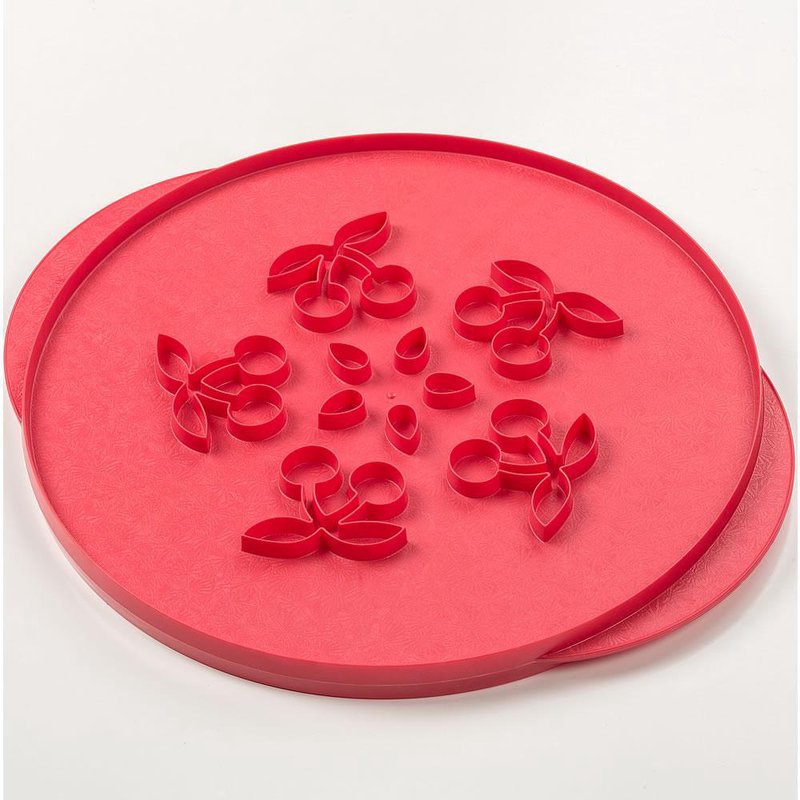 Nordic Ware Pie Top Cutter, Stars and Cherries, Makes Up to 12" Pie Crust