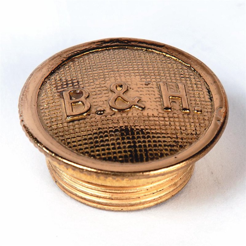 Brass B&#x26;H Logo Rayo Filler Cap
