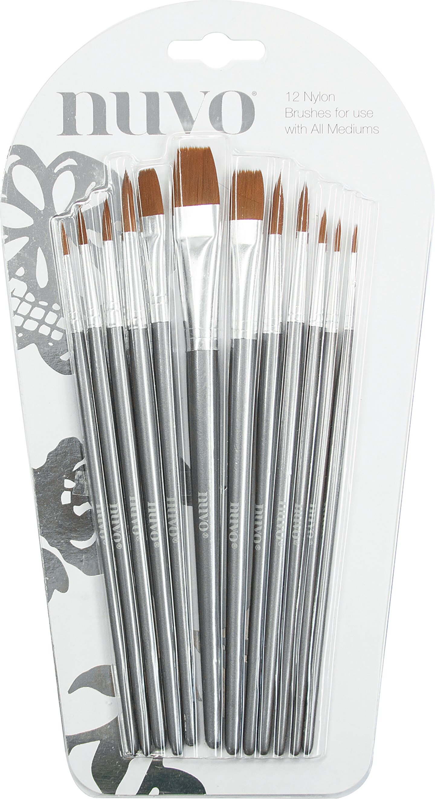 Nuvo Paint Brushes 12/Pkg Michaels