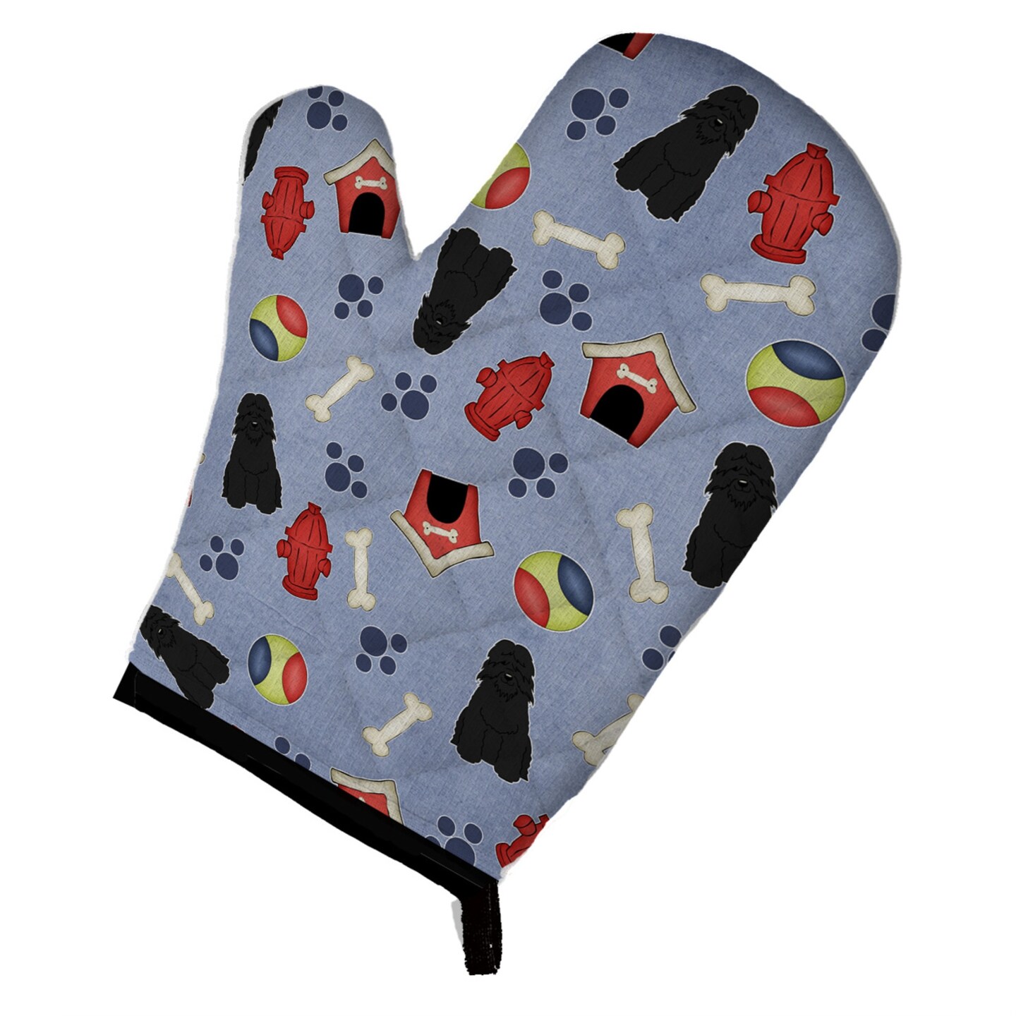 &#x22;Caroline&#x27;s Treasures BB2687OVMT Dog House Collection Bouvier Des Flandres Oven Mitt, 12&#x22;&#x22; by 8.5&#x22;&#x22;, Multicolor&#x22;