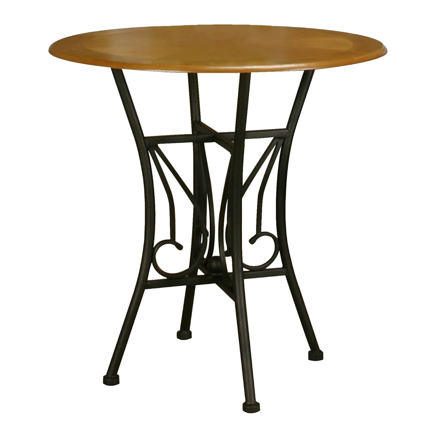 The Hamptons Collection 36.5&#x22; Black and Brown Sunset Trading Pub Table