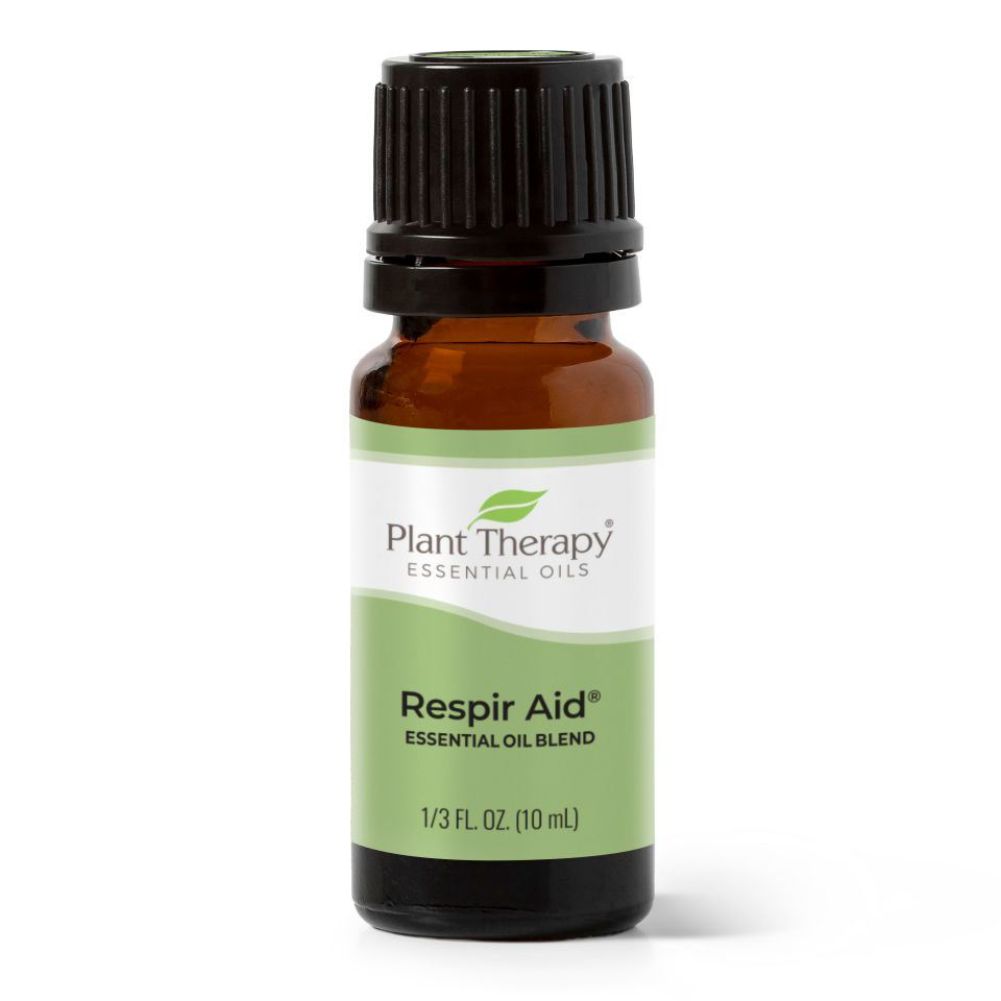 Plant Therapy - Respir Aid Essential Oil Blend - Sinus, Airway and Congestion Clearing Synergy Blend, 10 mL