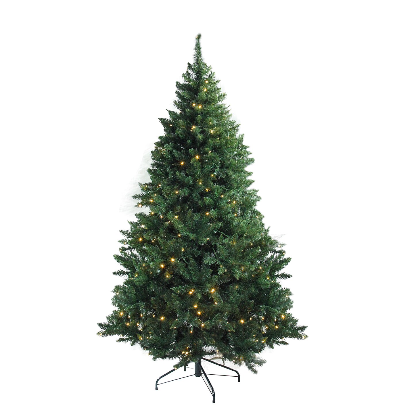 Northlight 6.5' Pre-Lit Full Buffalo Fir Artificial Christmas Tree - Warm White LED Lights