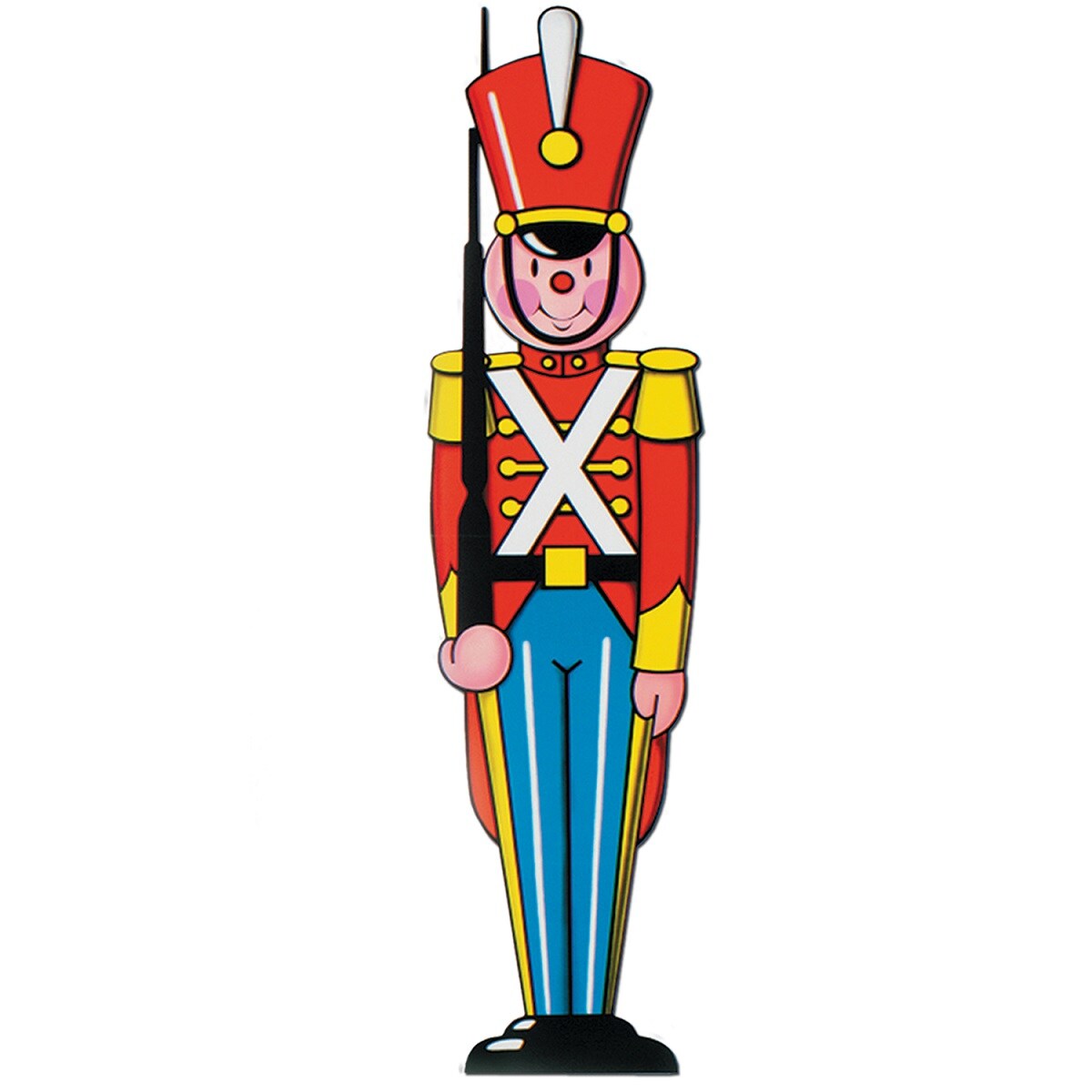 Beistle Double Sided Toy Soldier Cutout Christmas Decorations - 35.5" - Pack of 24