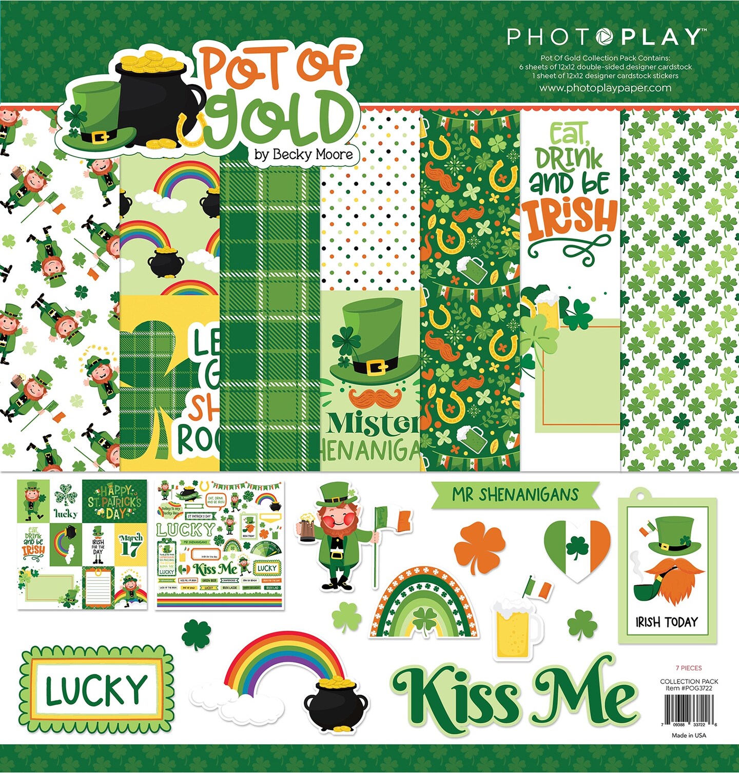 PhotoPlay Collection Pack 12&#x22;X12&#x22;-Pot Of Gold