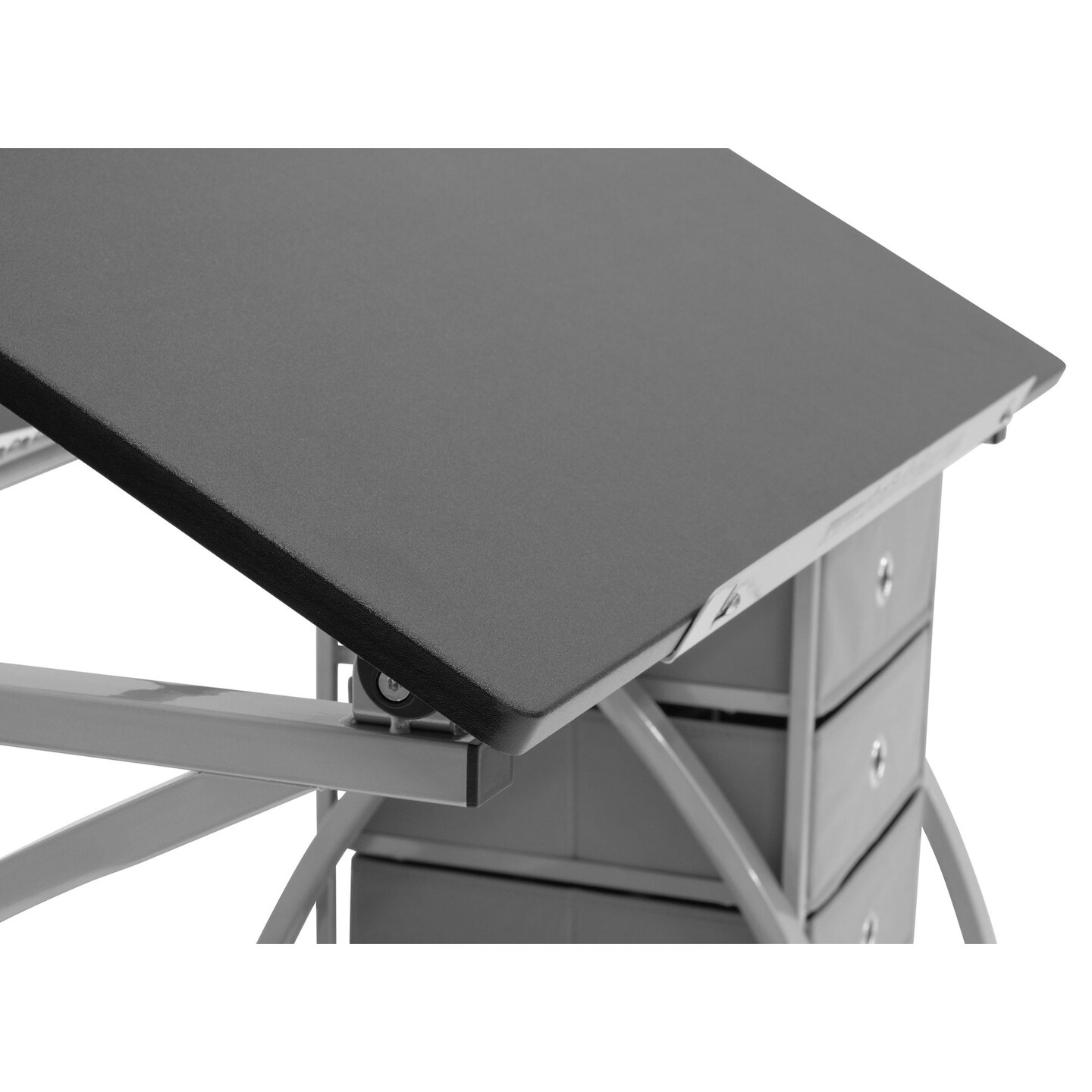 The Comet Center Plus with Matching Stool  - Silver / Black