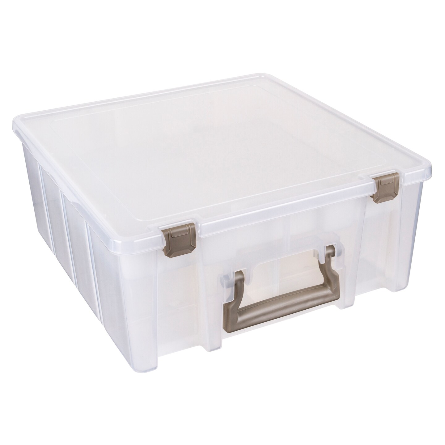 ArtBin Super Satchel Box, Double Deep with Lift Out Tray & Dividers