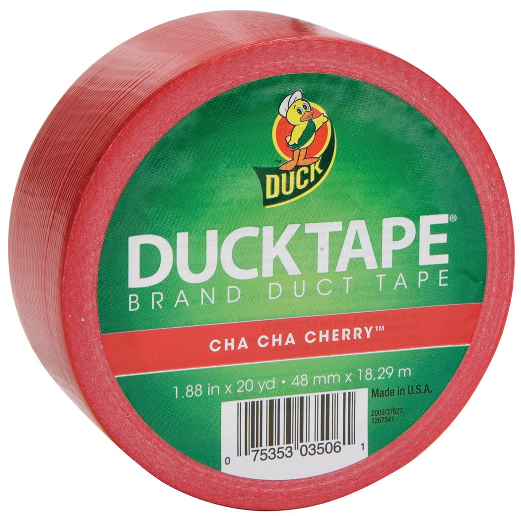 Duck Tape Solid Color Duck Tape, 1.88&#x22; x 20 yds., Cherry