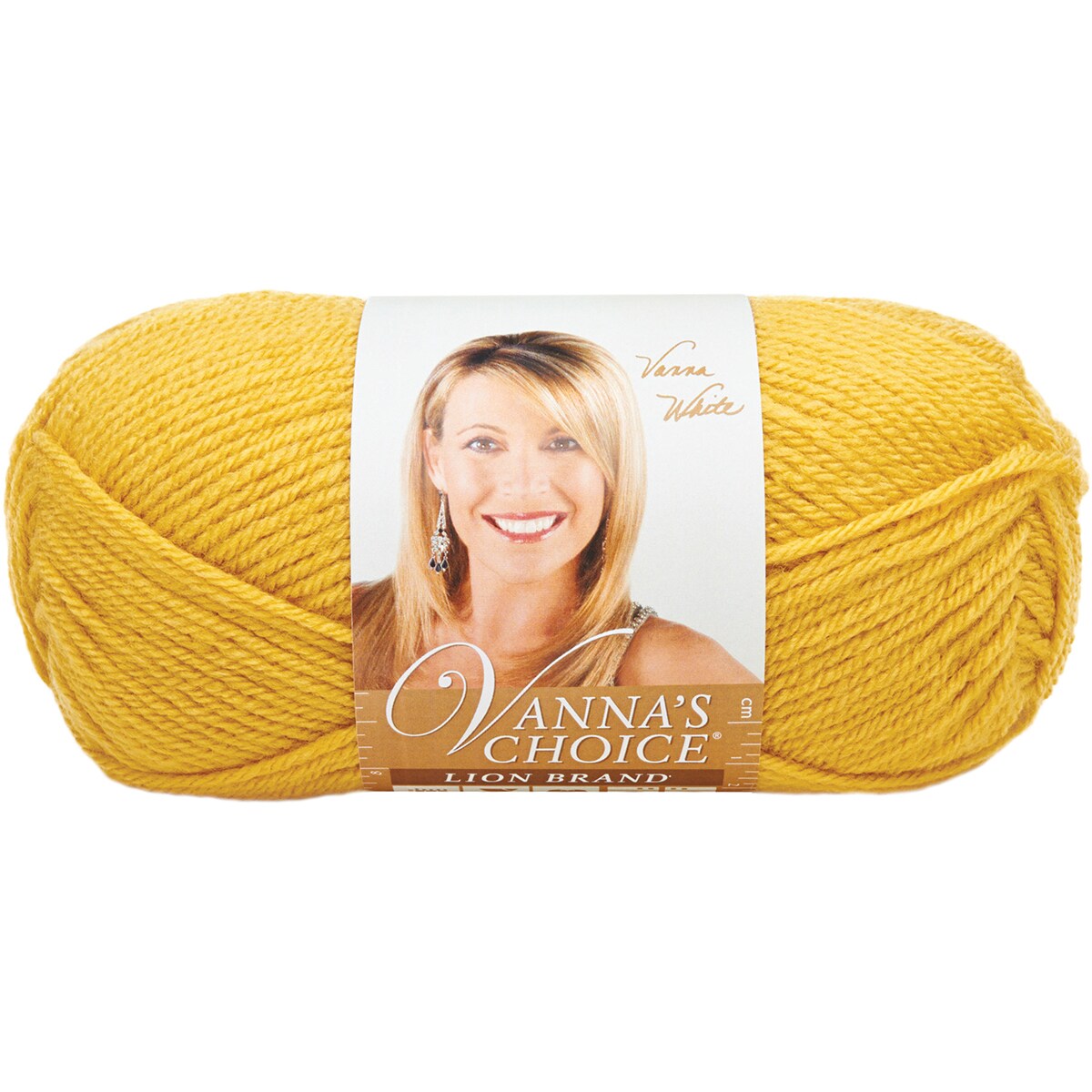 Lion Brand Vanna&#x27;s Choice Yarn-Mustard