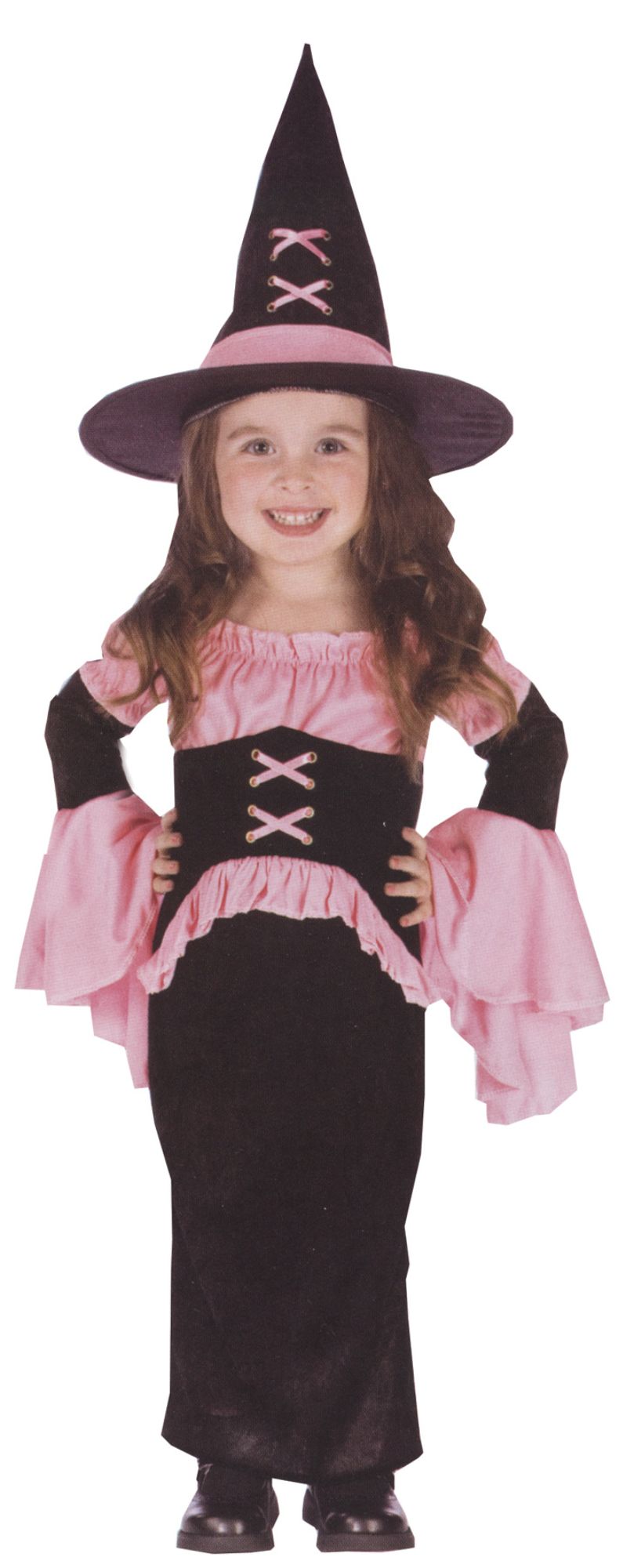 The Costume Center Pink and Black Witch Pretty Toddler Halloween Costume - Small