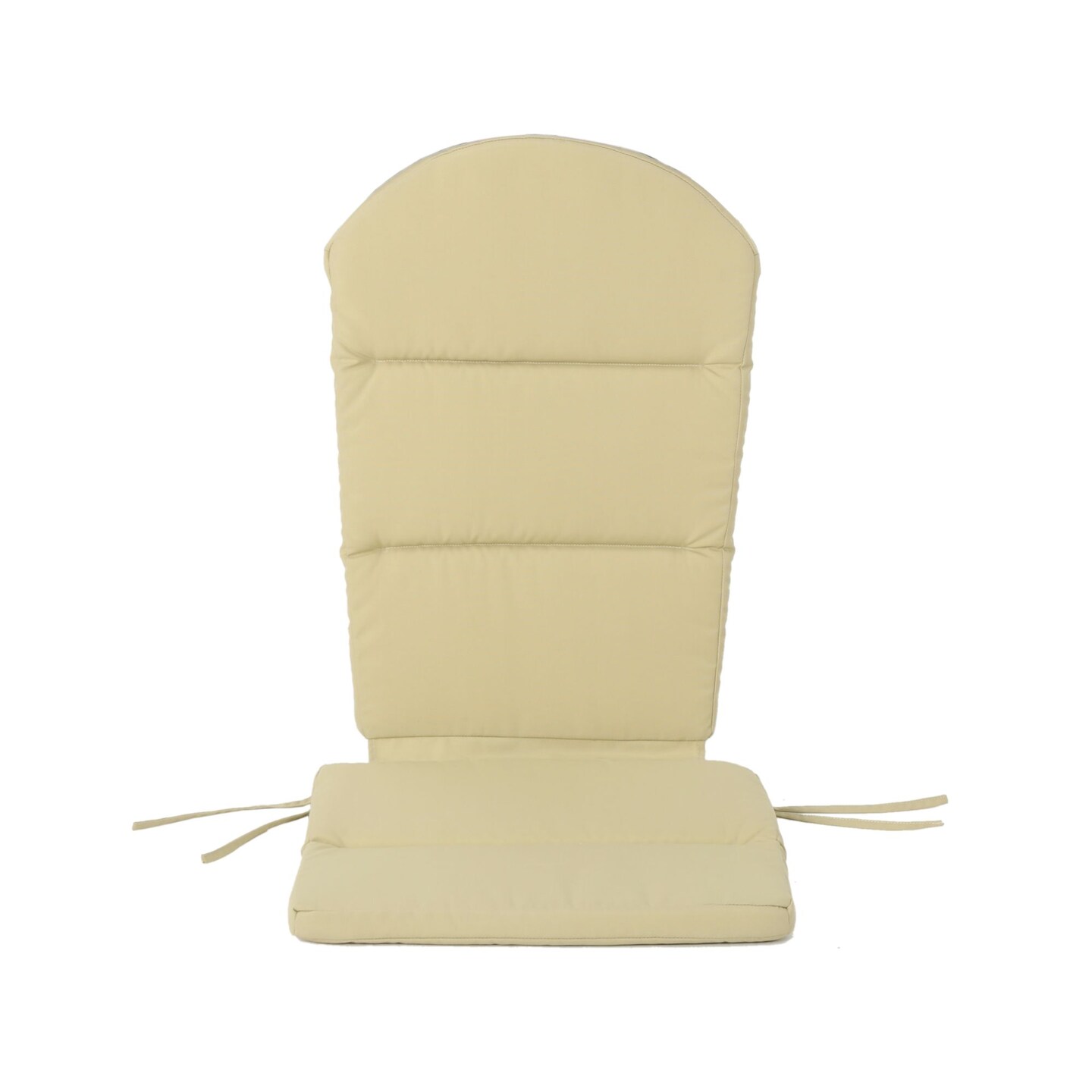 Contemporary Home Living 48.25&#x22; Brown Solid Outdoor Patio Adirondack Chair Cushion