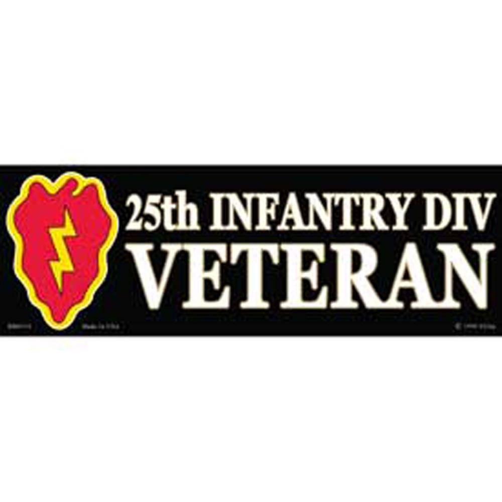 25th Infantry Div. Proudly Served Bumper Sticker 3