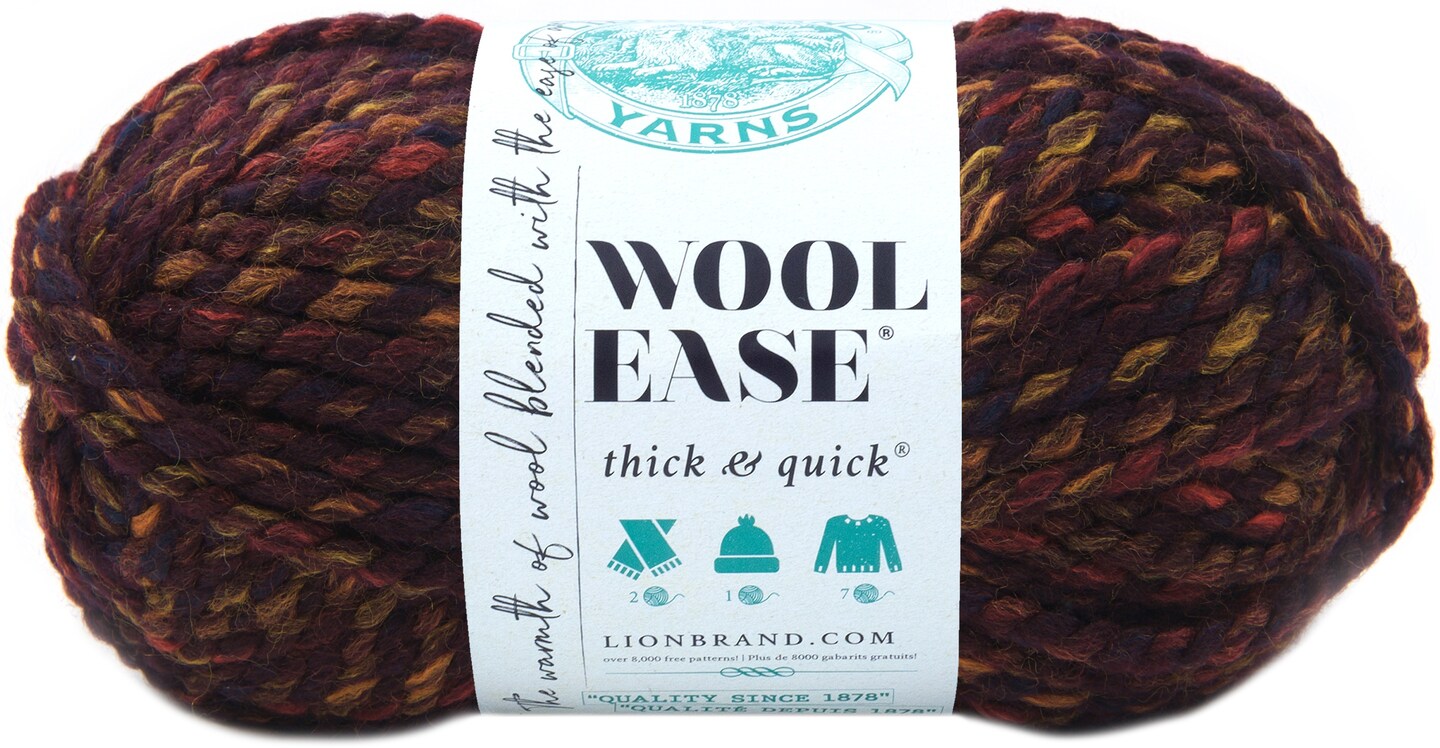 Lion Brand Wool-Ease Thick &#x26; Quick Yarn-Harvest