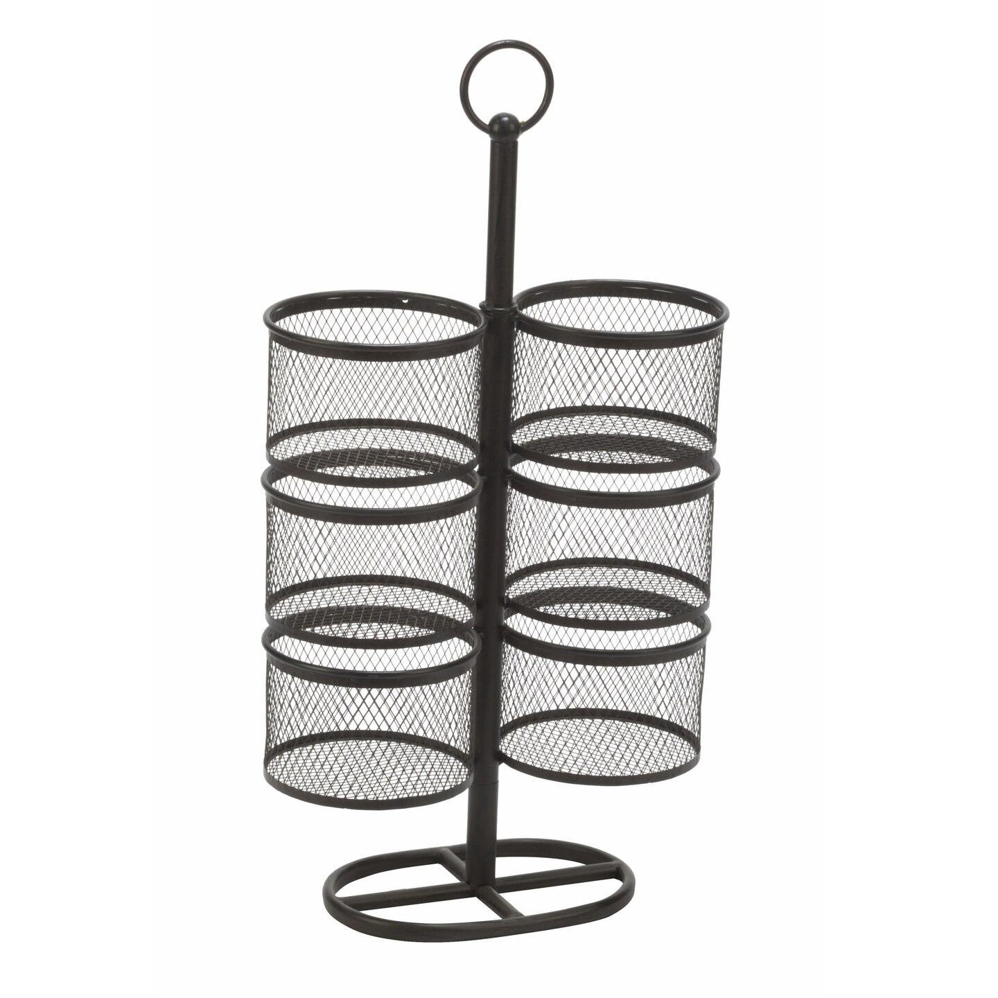 Tripar International 29.25" Rotating Storage Display Stand with Six Mesh Bins