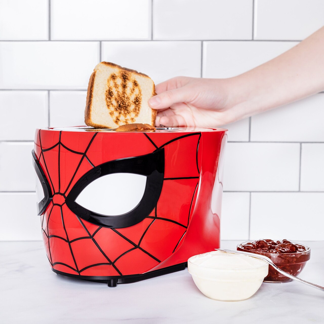 Uncanny Brands Marvel Spiderman Halo Toaster | Michaels