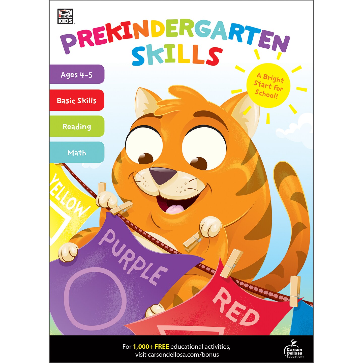 Carson Dellosa &#x2014; Prekindergarten Skills Workbook for Prekindergarten, 320 Pages