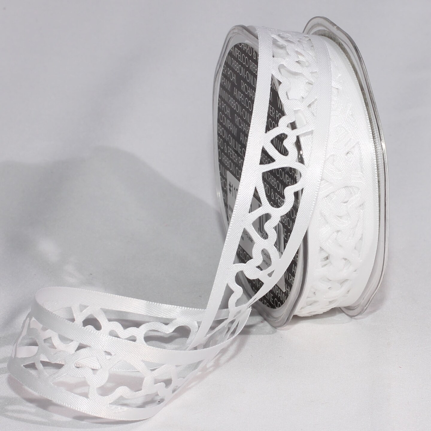 Heart Cut Out Ribbon The Ribbon People White Cut Out Hearts Woven Edge Craft Ribbon 1