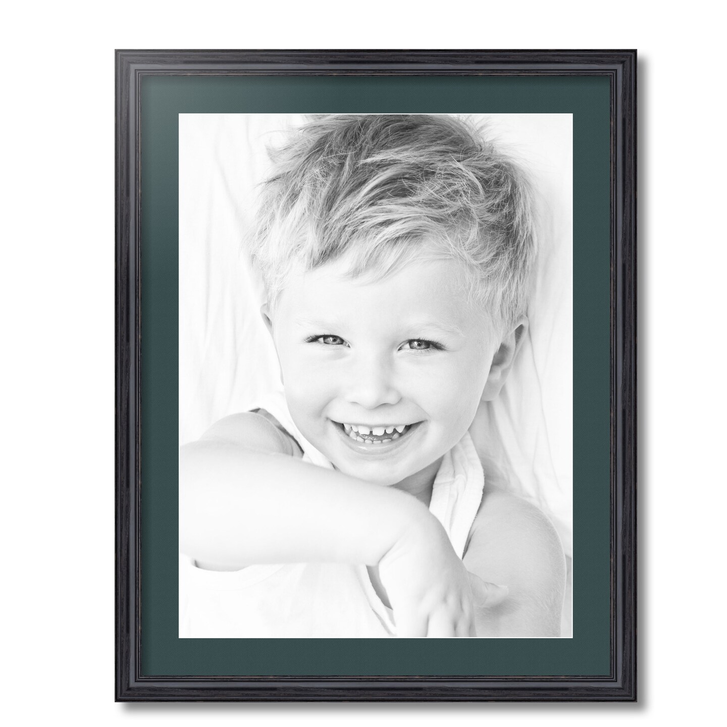ArtToFrames 22x28&#x22; Matted Picture Frame with 18x24&#x22; Single Mat Photo Opening Framed in 1.25&#x22; Black and 2&#x22; Mat (FWM-4083-22x28)