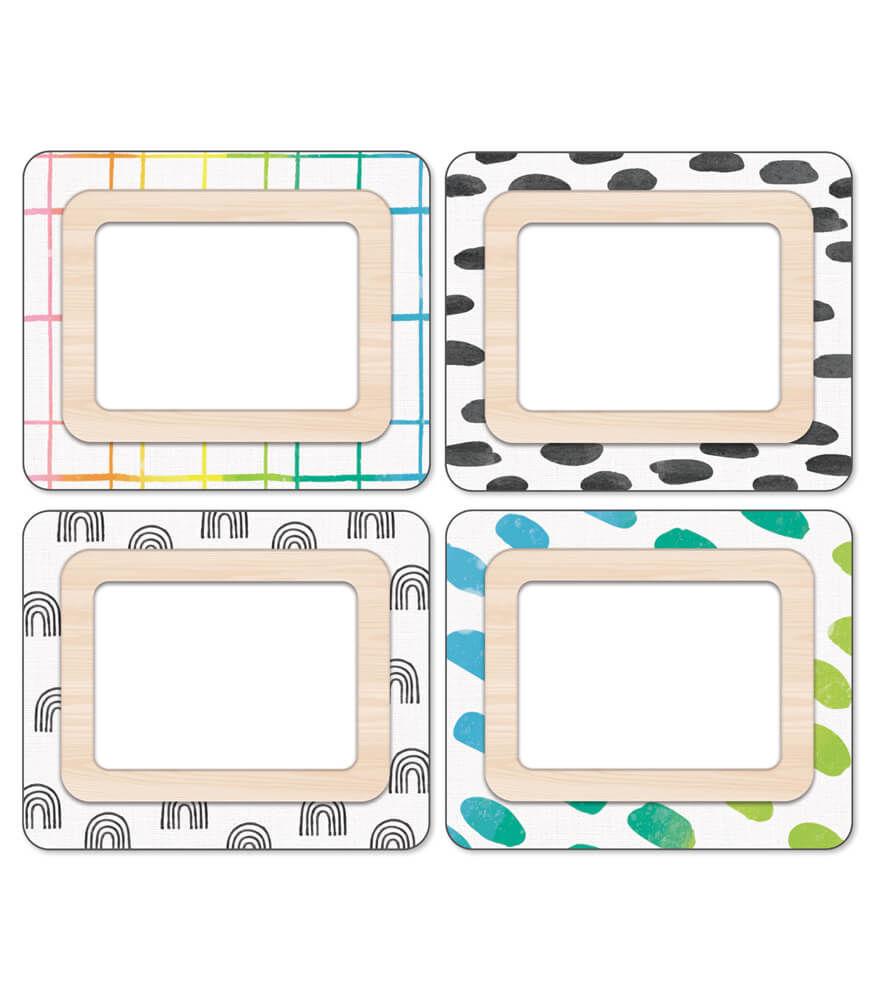 Carson Dellosa Creatively Inspired 40-Piece Classroom Name Tags, Colorful Classroom Name Tag Stickers for Cubbies, Back to School, Daycare Labels, Lockers, and Desk Name Tags, Name Tags for Classroom