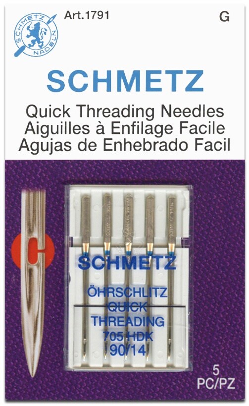 Schmetz Quick Self Threading Machine Needles-Size 90/14 5/Pkg | Michaels