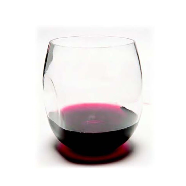 GC Home & Garden 3.25” Clear Drinkware Stemless Design Wine Glass 8 oz