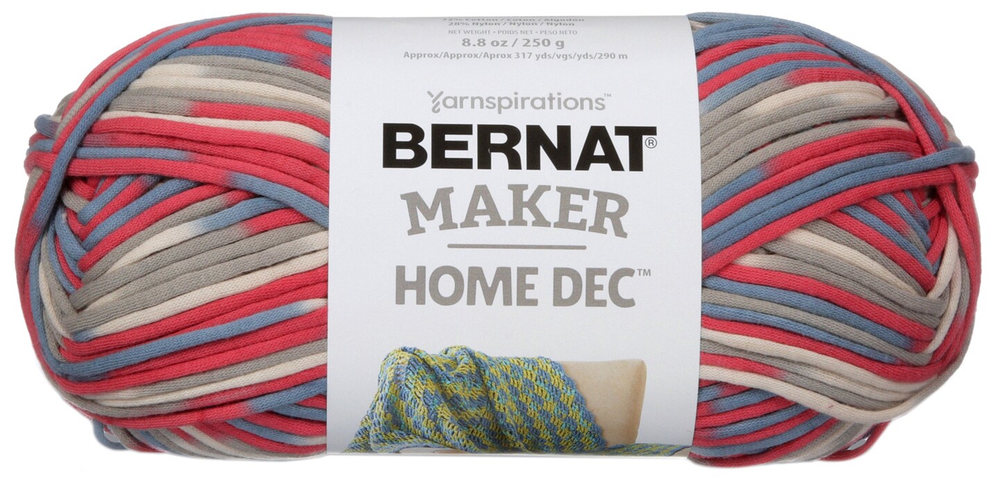 Bernat Maker Home Dec Yarn - Nautical Variegate