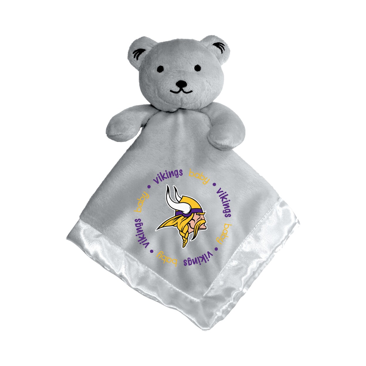 MasterPieces Baby Fanatic Gray Security Bear - NFL Minnesota Vikings