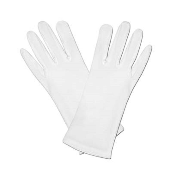 Beistle Club Pack of 24 Pure White Glove New Year&#x27;s Party Costume Accessories