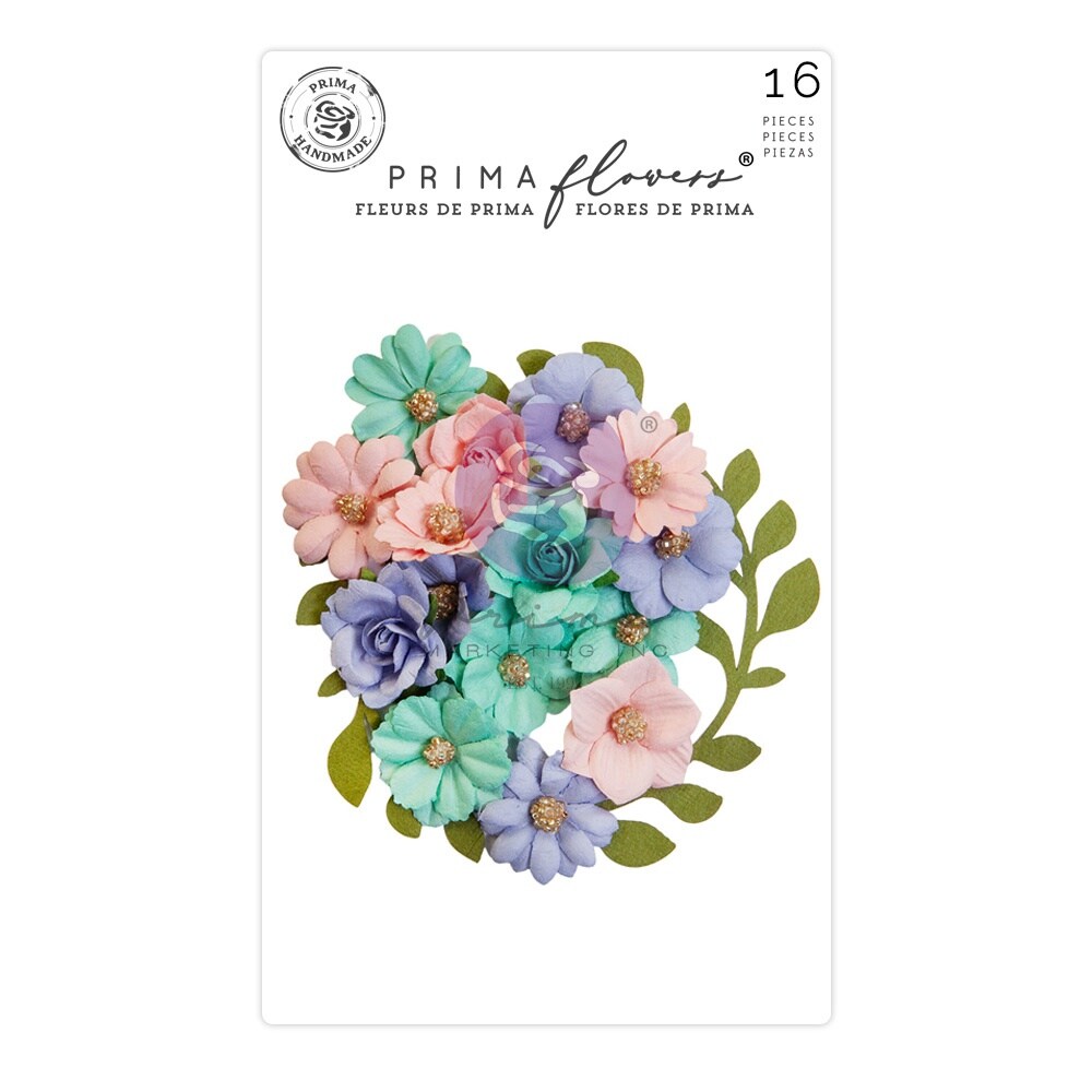 Prima Marketing Mulberry Paper Flowers-Little Bits/The Plant Department