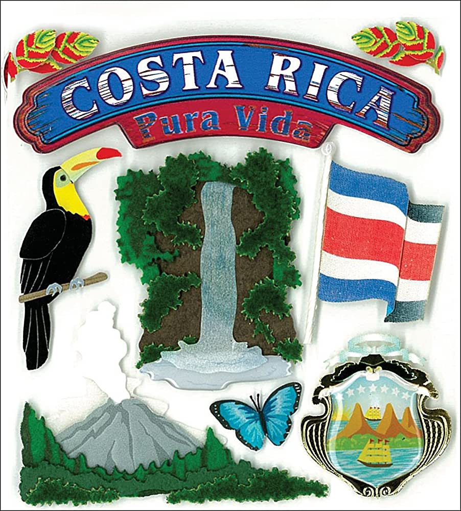 Jolee&#x27;s Boutique Costa Rica Dimensional Stickers