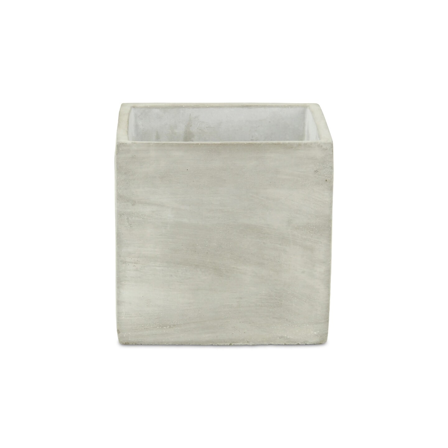 Contemporary Home Living 5.5&#x22; Large Square Outdoor Planter Pot