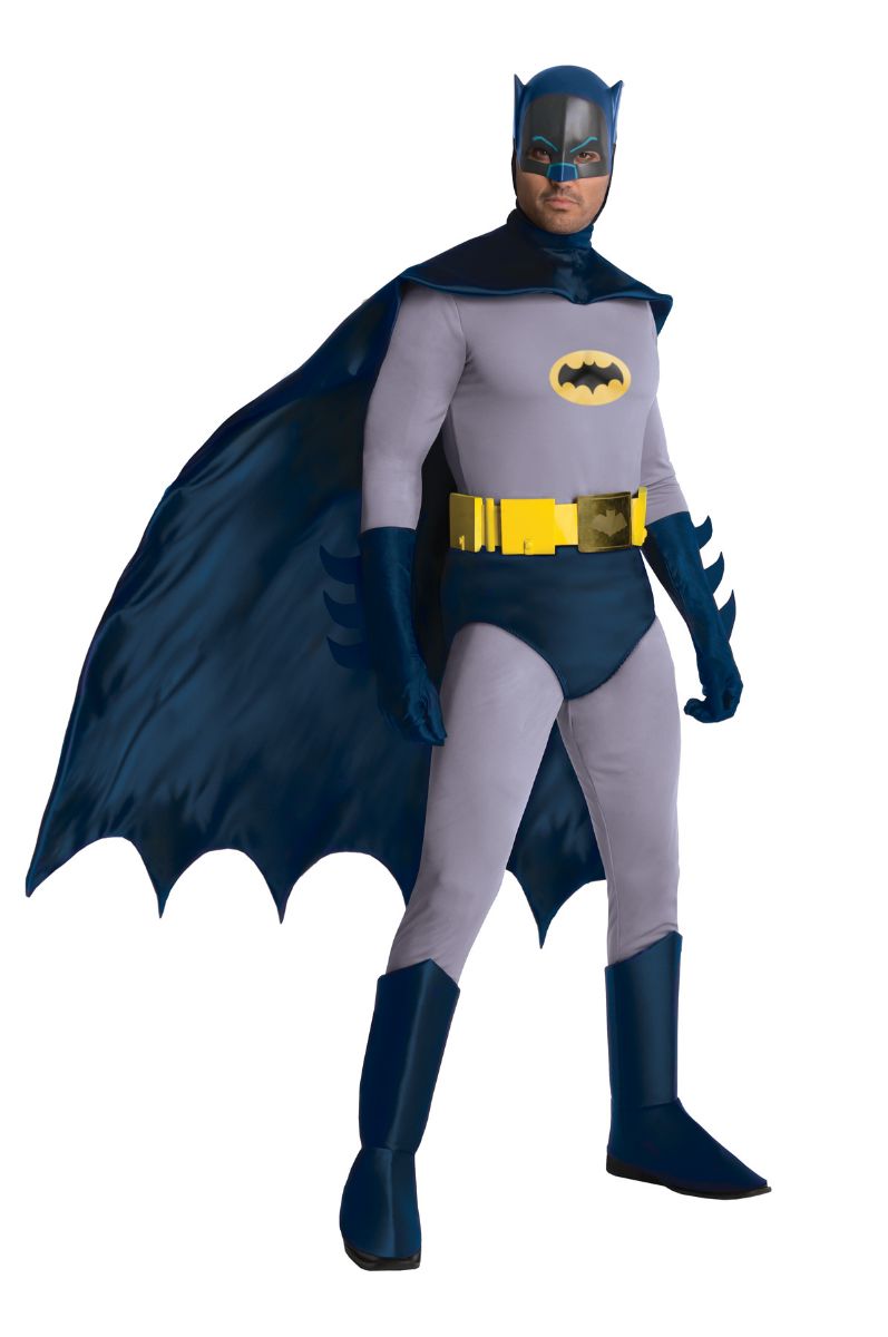 The Costume Center Gray and Blue Batman Comic Grand Herit Adult Men&#x27;s Halloween Costume