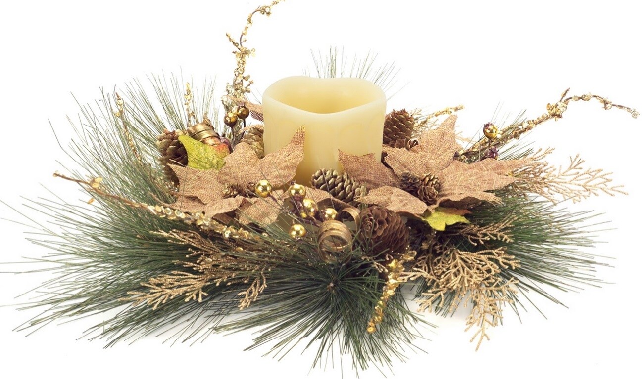 Rustic 2025 candle rings