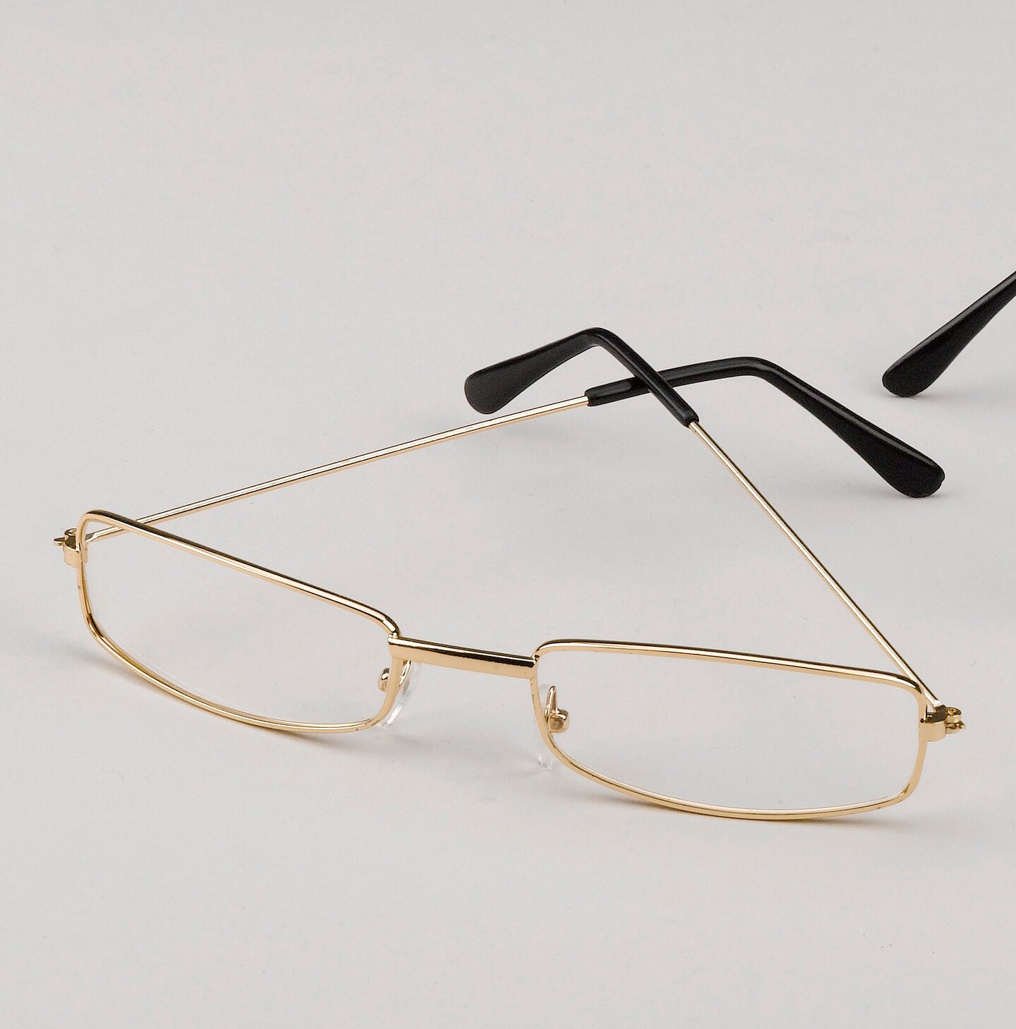 The Costume Center Rectangular Santa Claus Glasses Costume Accessory - One Size Fits Most