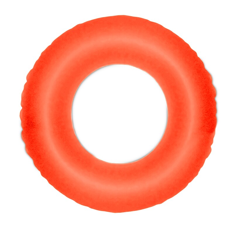 Swim Central 35&#x22; Inflatable Neon Orange Swimming Pool Inner Tube