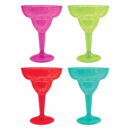 Fiesta Colors Margarita Glasses