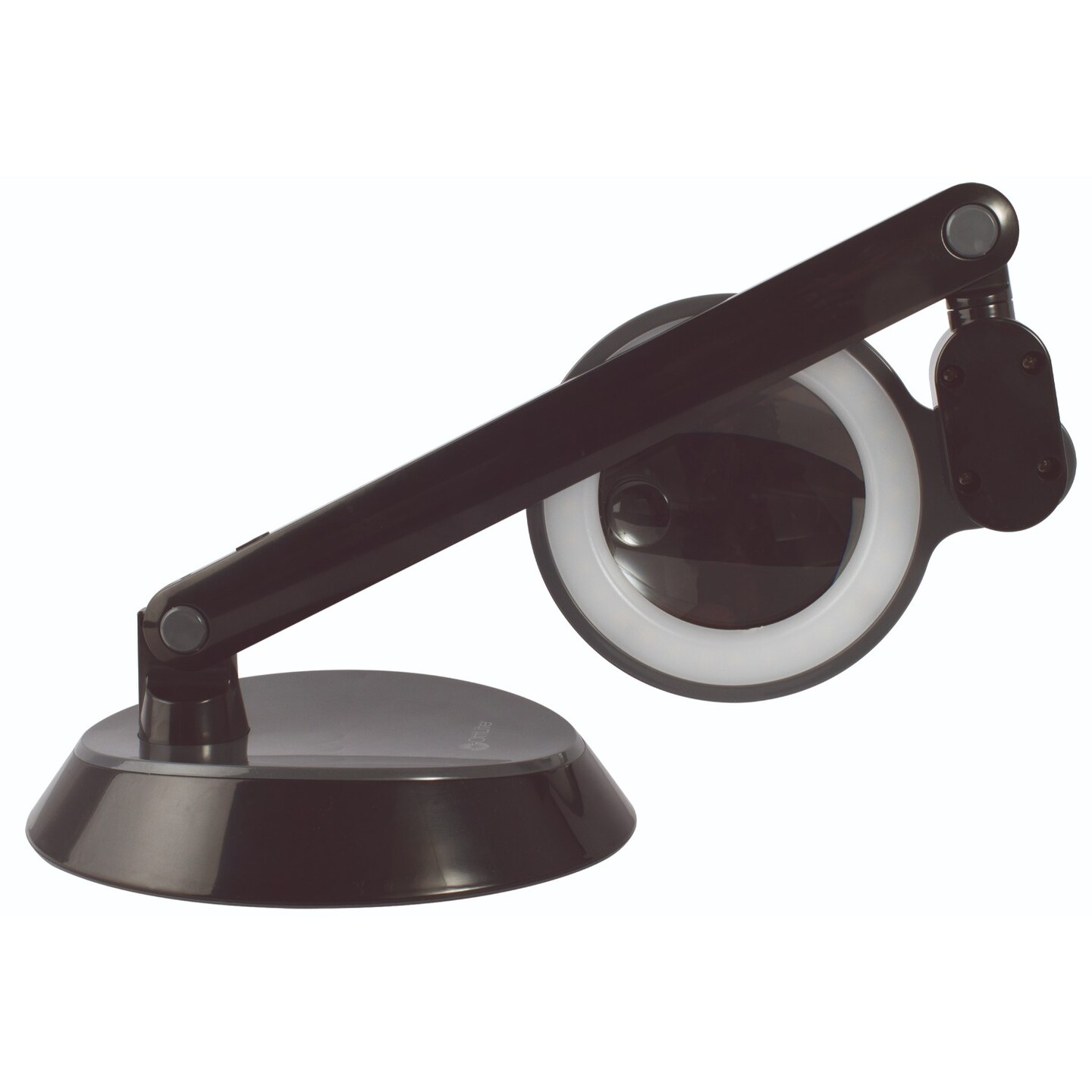 OttLite 14&#x22; Black Adjustable LED Magnifier Desk Lamp