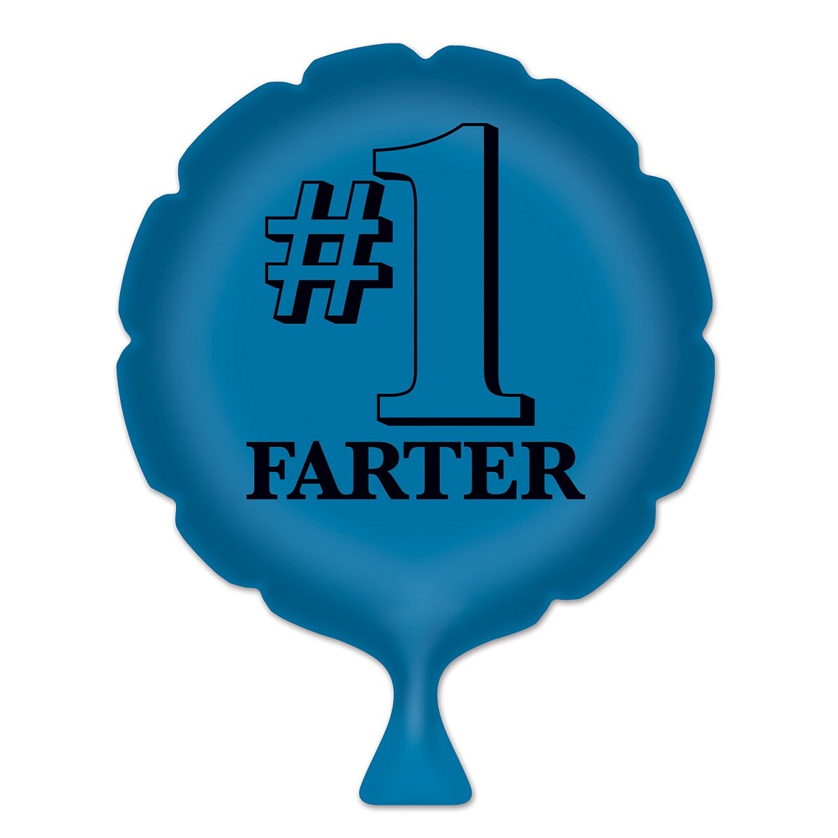 Beistle Set of 6 Blue &#x22;#1 Farter&#x22; Whoopee Cushion April Fools Day Party Favors 8&#x22;