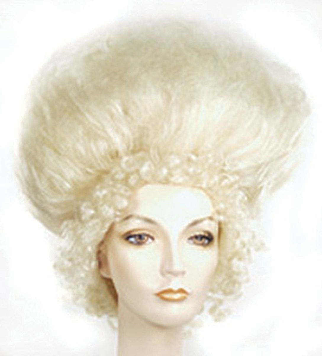 The Costume Center White Blonde Monster Bride Women Adult Wig Costume Accessory - One Size