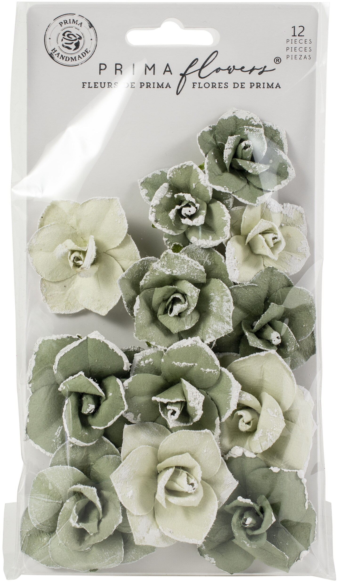 Prima Marketing Mulberry Paper Flowers-Courage/Diamond