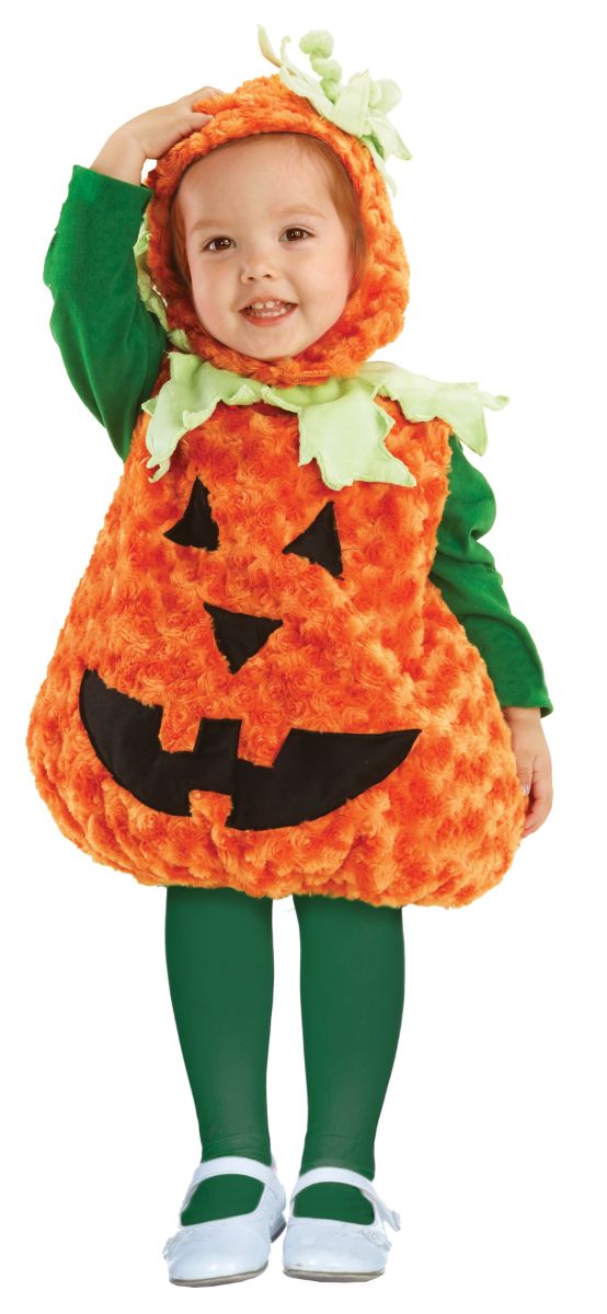 The Costume Center Orange and Green Pumpkin Unisex Toddler Halloween Costume - Medium