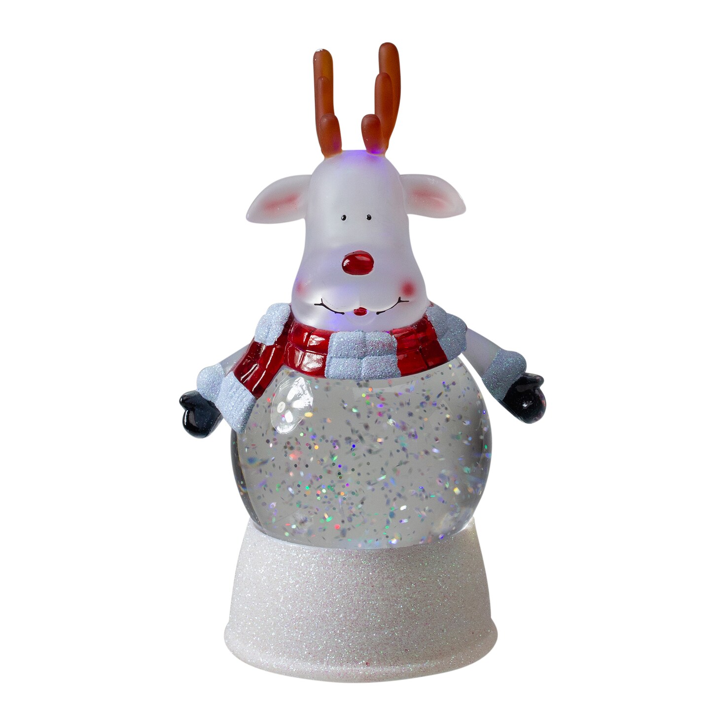 Northlight LED Lighted Reindeer Christmas Water Globe - 8&#x22;