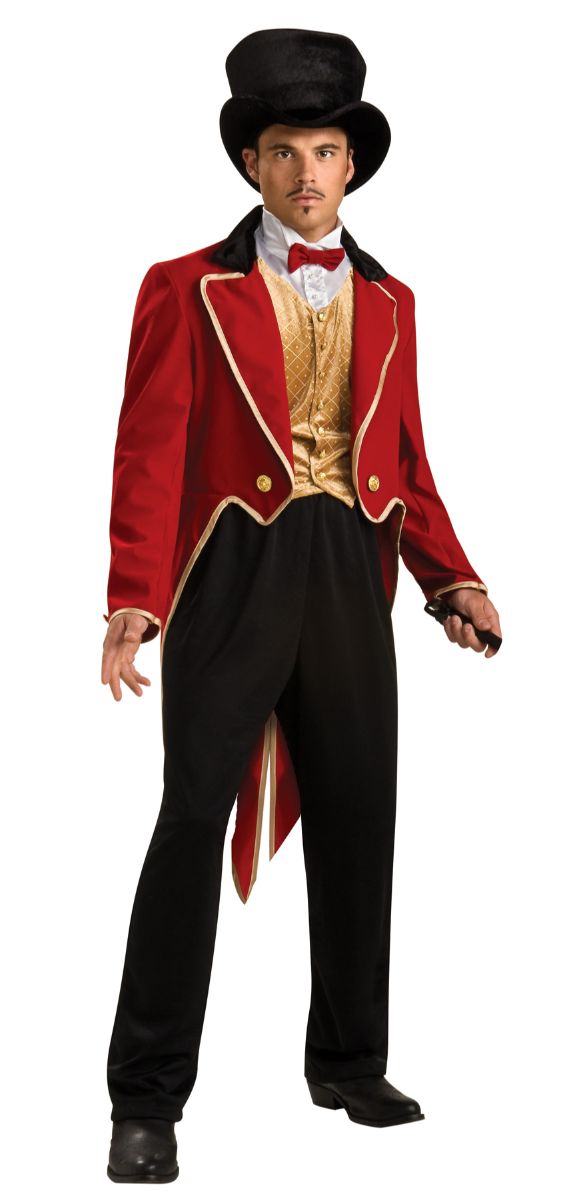 The Costume Center Red and Black Ring Master Men&#x27;s Adult Costume
