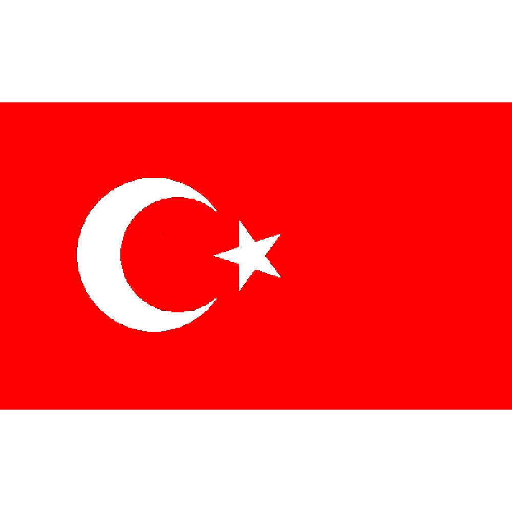 Turkey Flag with Grommets 3ft x 5ft