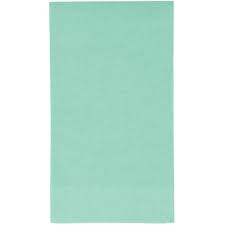 Party Central Club Pack of 192 Mint Green 3-Ply Disposable Folded Guest Napkins 8.5&#x22;