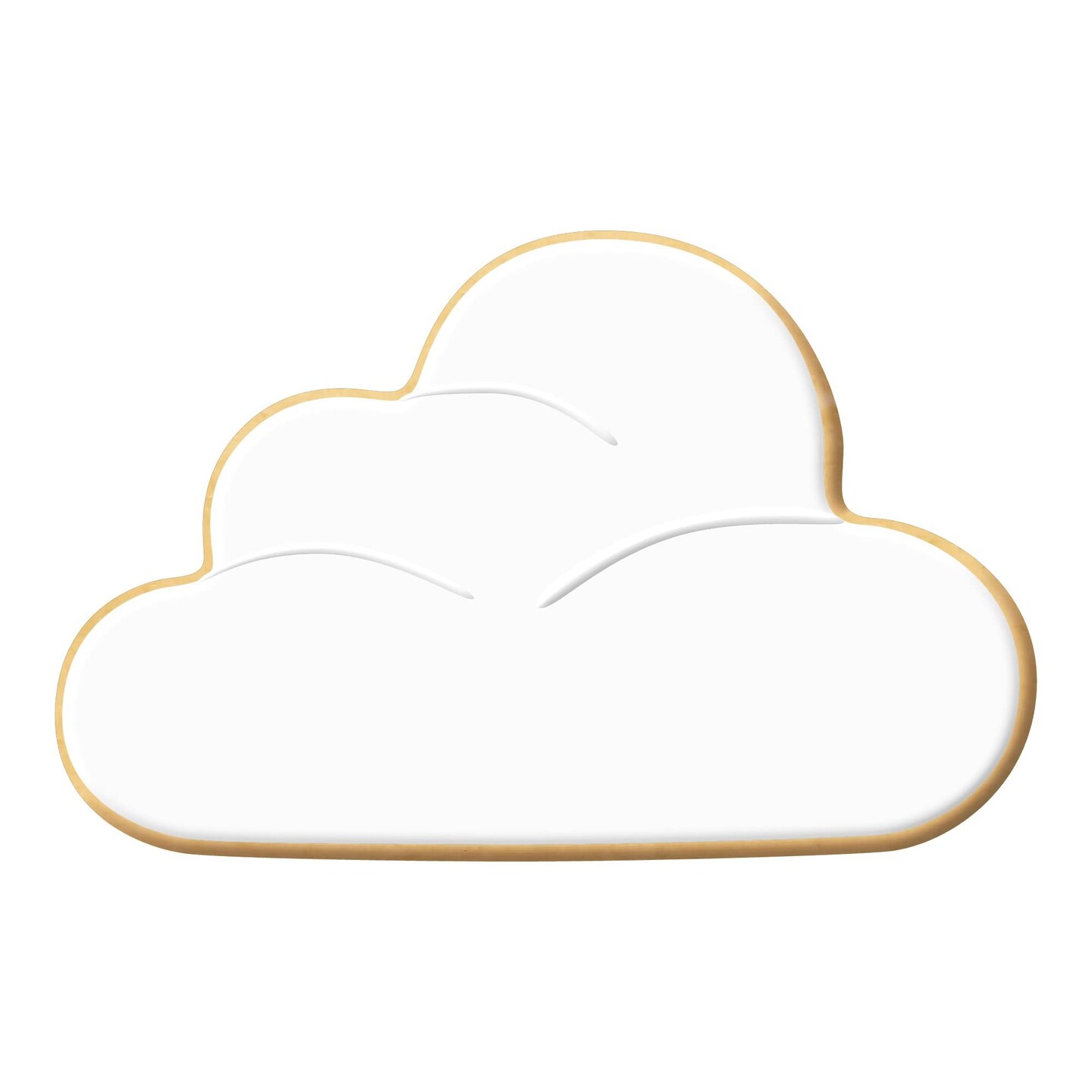 Clouds Cookie Cutter 4 in, CookieCutter.com, Tin Plated Steel, Handmade in the USA