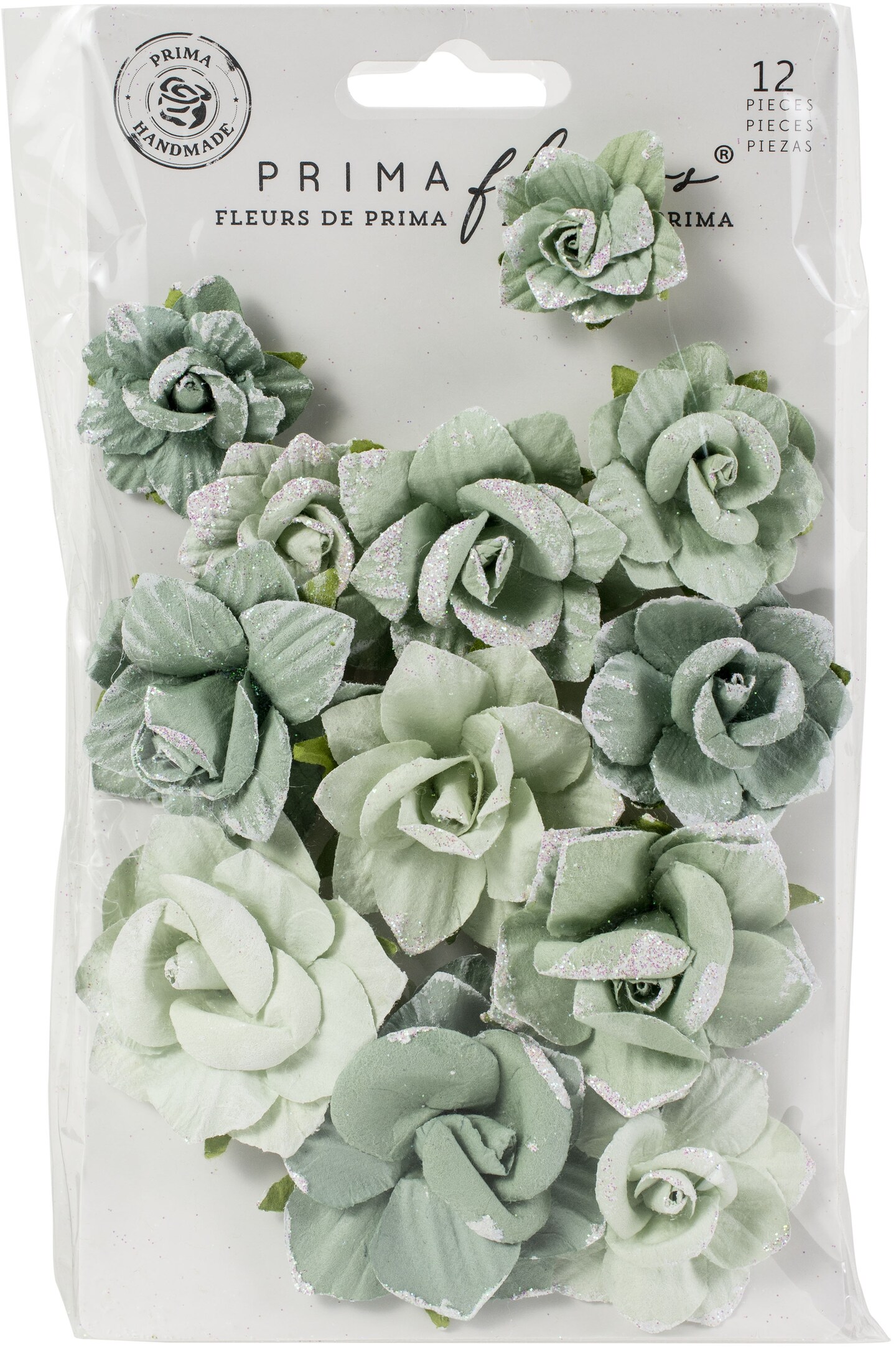 Prima Marketing Mulberry Paper Flowers-Emerald Beauty/My Sweet