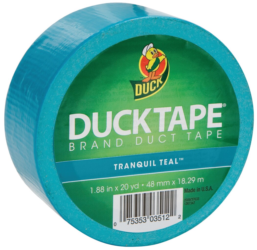 Duck Tape Solid Color Duck Tape, 1.88&#x22; x 20 yds., Tranquil Teal